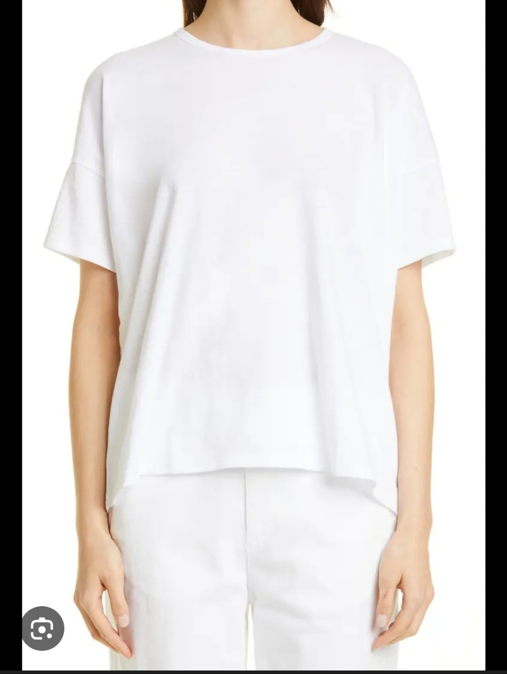 Eileen Fisher Boxy Organic Cotton Top
